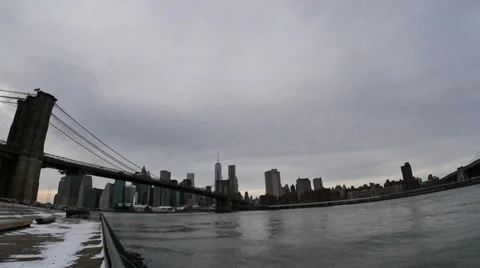 2 bridges DF Stock Footage 36587151