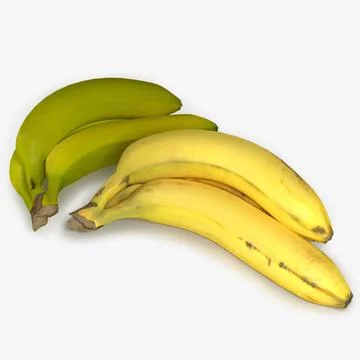 banana bunch banan 3d model