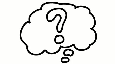 2. Cartoon Question Mark Animation Frame by Frame Scribble Style in 2D Motio Stock Footage 306863751