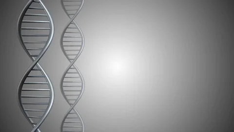 2 chain dna. place for text. scientific background. seamless loop. Stock Footage 84290309