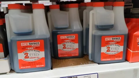 2 Cycle Engine Oil Container Stock Footage 159925113