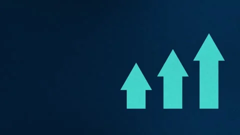 2. Digital Bar Chart Showing Business Growth Stock Footage 318968605