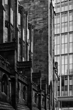 2 facades Stock Photos