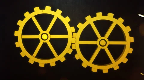 2 Gear HD Stock Footage 38104446