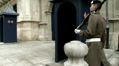 2 guard Stock Footage 131013