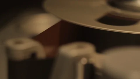 2-Inch Reel Close-up: Stop 스톡 동영상 111233324