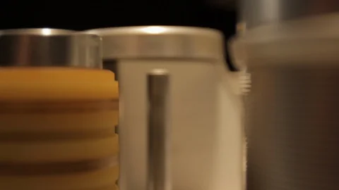 2-Inch Tape Close-up: End of Reel 스톡 동영상 111237014