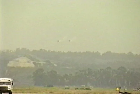 2 jets cross Stock Footage 299926