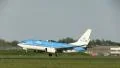2. KLM plane landing HD Footage