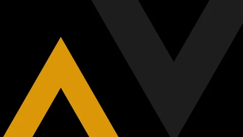 2 large triangle background animation Stock Footage 242585426