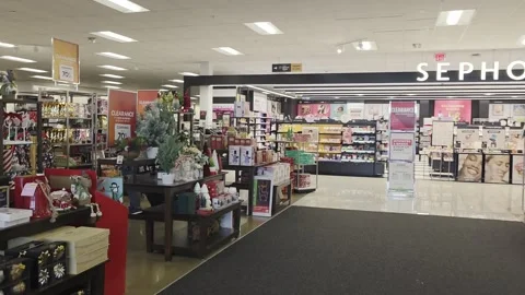 2 May 2024 Dallas, Texas - Walking Macy&amp;#039;s Retailer Store Stock Footage 327149019