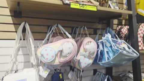 2 May 2024 Dallas, Texas - Walking Inside of Mall Shops Stock Footage 327611799