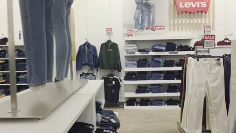 2 May 2024 Dallas, Texas - Walking Inside of Mall Shops Stock Footage 327612089