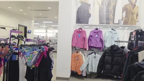 2 May 2024 Dallas, Texas - Walking Inside of Mall Shops Stock Footage 327612090