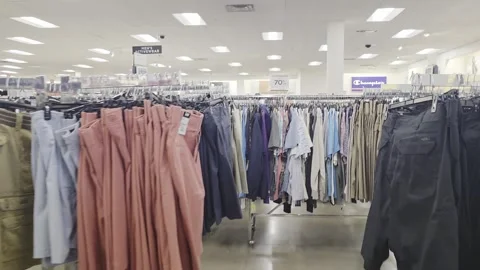 2 May 2024 Dallas, Texas - Walking Inside of Mall Shops Stock Footage 327612110