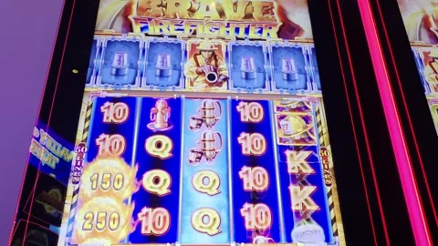 2 May 2024 Los Angeles, California - Brave Firefighter Slot Casino Game Stock Footage 306904873