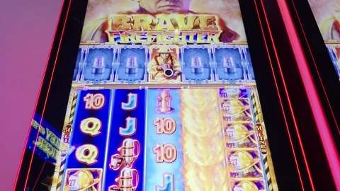 2 May 2024 Los Angeles, California - Brave Firefighter Slot Casino Game Stock Footage 306905062