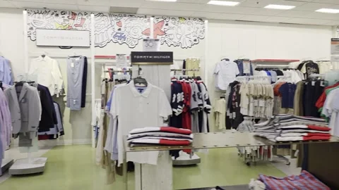 2 May 2024 Los Angeles, California - Walking Macys Simon Mall Stock Footage 307575436