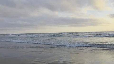 2 May 2024 Los Angeles, California - Ocean View Sand Beach Stock Footage 307947341