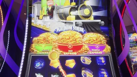 2 May 2024 Los Angeles, California - Slot Casino Gambling Games Stock Footage 319921982
