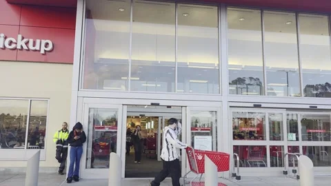 2 May 2024 Los Angeles, California - Walking Mattel Toy Store Stock Footage 329143663