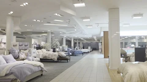 2 May 2024 Los Angeles, California - Walking Inside of Simon Shopping Mall Stock Footage 338353582