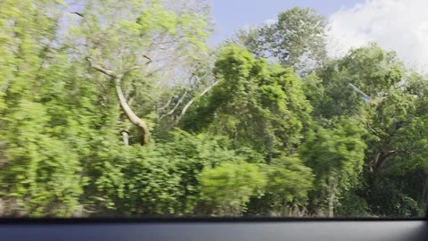 2 May 2024 Miami, Florida - Driving Beach Interstate Street Stock Footage 333980029