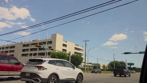 2 May 2024 Miami, Florida - Driving Interstate Miami Freeway Beach Stock-Footage 334439876