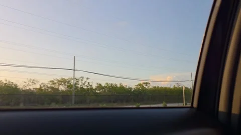 2 May 2024 Miami, Florida - Driving Interstate Freeway Street Mountain Stock Footage 334619377
