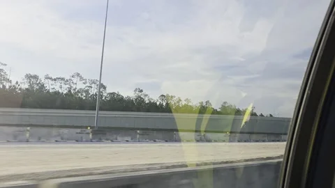 2 May 2024 Miami, Florida - Driving Interstate Highway Freeway Street Stock-Footage 338299733