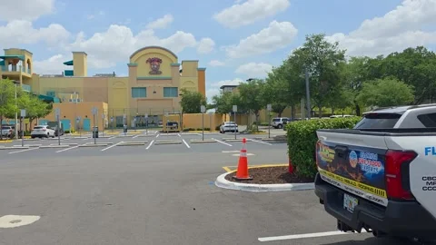 2 May 2024 Orlando, Florida - Walking Universal Studios Theme Park Stock Footage 334948812