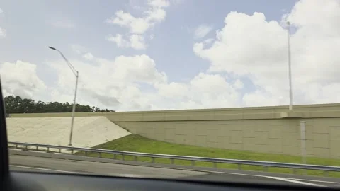 2 May 2024 Orlando, Florida - Driving Interstate Freeway Street Highway Stock Footage 337321968