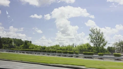 2 May 2024 Orlando, Florida - Driving Interstate Freeway Street Highway Video stock 337322236