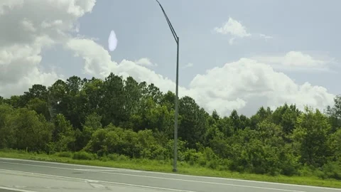 2 May 2024 Orlando, Florida - Driving Interstate Freeway Street Highway Stock Footage 337322702