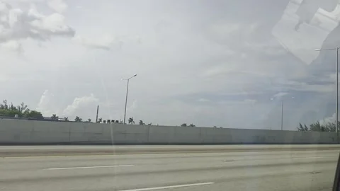 2 May 2024 Seattle, Washington - Driving Interstate Tree Freeway Street Stock Footage 338300304