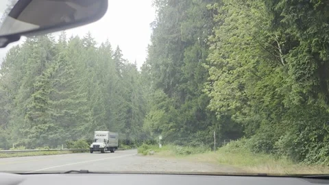 2 May 2024 Seattle, Washington - Driving Interstate Freeway Mountain Street 스톡 동영상 339089175