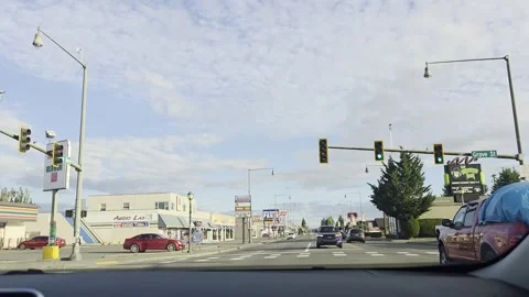 2 May 2024 Seattle, Washington - Driving Interstate Freeway Mountain Street Stock Footage 339118230