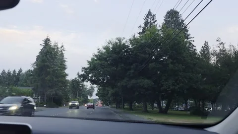 2 May 2024 Seattle, Washington - Driving Interstate Freeway Mountain Street Stock Footage 339118420
