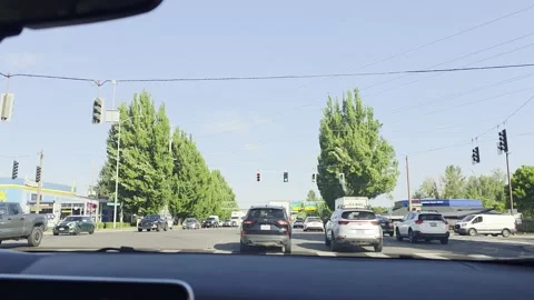 2 May 2024 Seattle, Washington - Driving Interstate Freeway Street Stock Footage 339141522