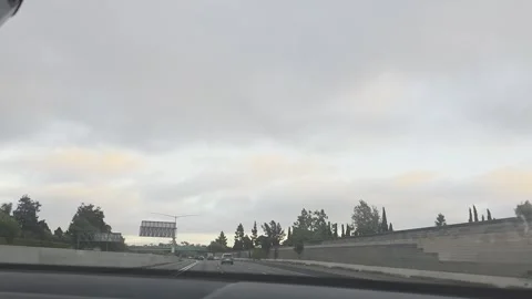 2 May 2024 Seattle, Washington - Driving Interstate Downtown Building City Stock Footage 339146532