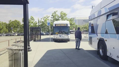 2 May 2024 Seattle, Washington - Driving Interstate Downtown Building City Stock Footage 339147010
