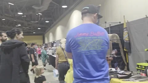 2 May 2026 Long Beach, California - Walking Comic Con Convention Stock Footage 345086887