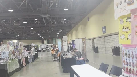 2 May 2026 Long Beach, California - Walking Comic Con Convention Stock Footage 345087326