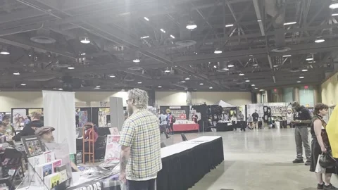 2 May 2026 Long Beach, California - Walking Comic Con Convention Stock Footage 345087347