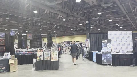 2 May 2026 Long Beach, California - Walking Comic Con Convention Stock Footage 345087425