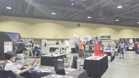 2 May 2026 Long Beach, California - Walking Comic Con Convention Stock Footage 345087589