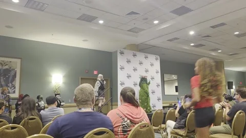 2 May 2026 Long Beach, California - Walking Inside of Comic Con Stock Footage 345087725