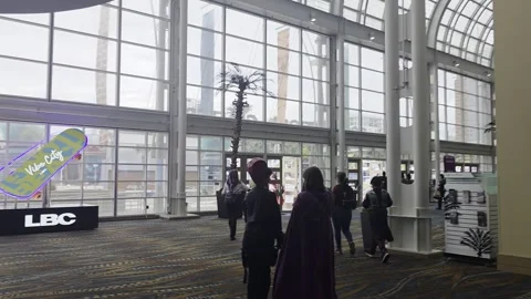 2 May 2026 Long Beach, California - Walking Inside of Comic Con Stock Footage 345088731