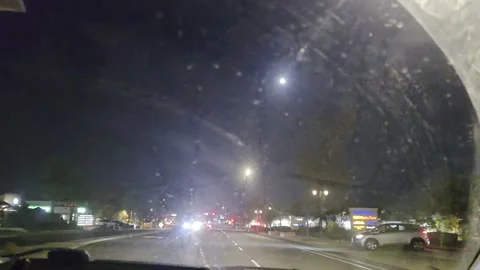 2 May 2026 Long Beach, California - Driving Interstate Freeway Mountain Street Stock Footage 345536597