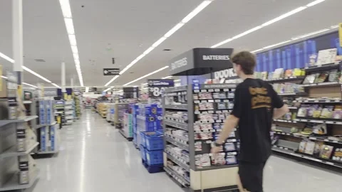 2 May 2026 Long Beach, California - Walking Product Target Retailer Store Stock Footage 345536745